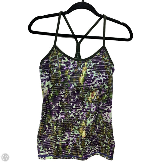 Athletic Tank Top By Lululemon In Grey & Purple, Size: S