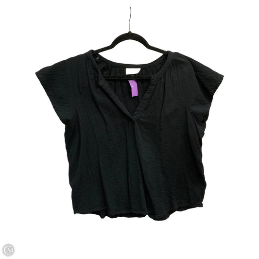 Top Short Sleeve By Universal Thread In Black, Size: Xxl