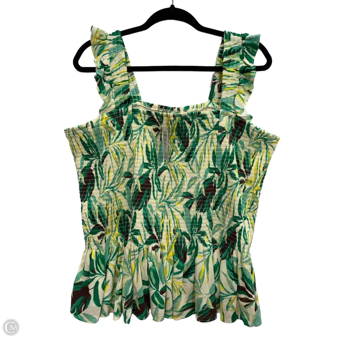 Top Sleeveless By Torrid In Green, Size: 3x