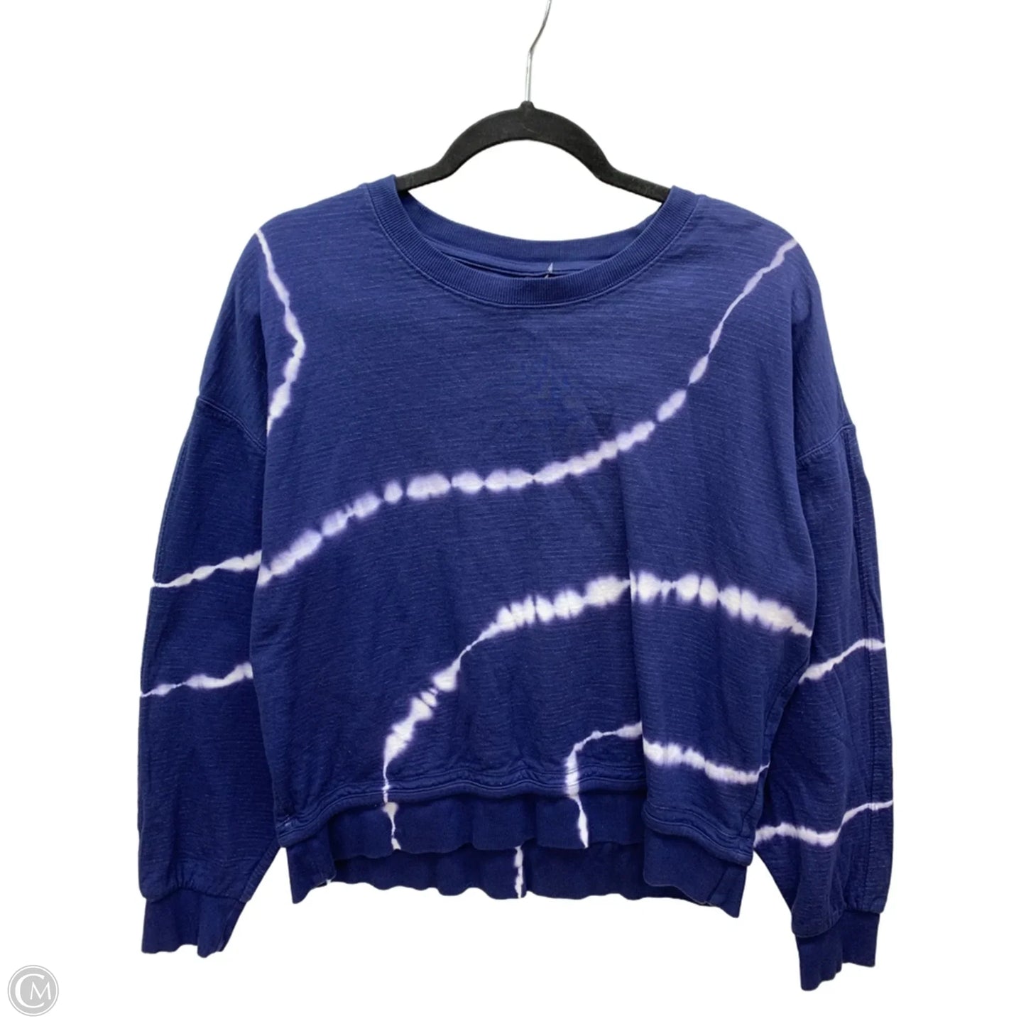 Athletic Top Long Sleeve Crewneck By Athleta In Blue, Size: S