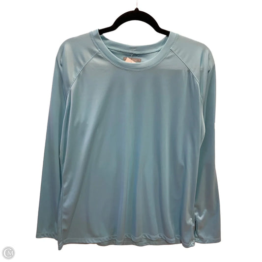 Athletic Top Short Sleeve By Columbia In Blue, Size: 1x