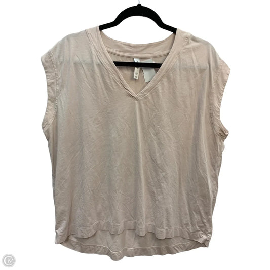 Athletic Top Short Sleeve By Athleta In Pink, Size: 1x