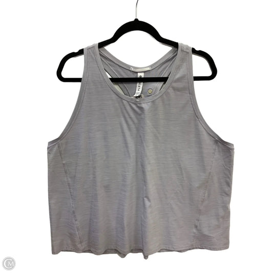 Athletic Tank Top By Athleta In Grey, Size: 2x