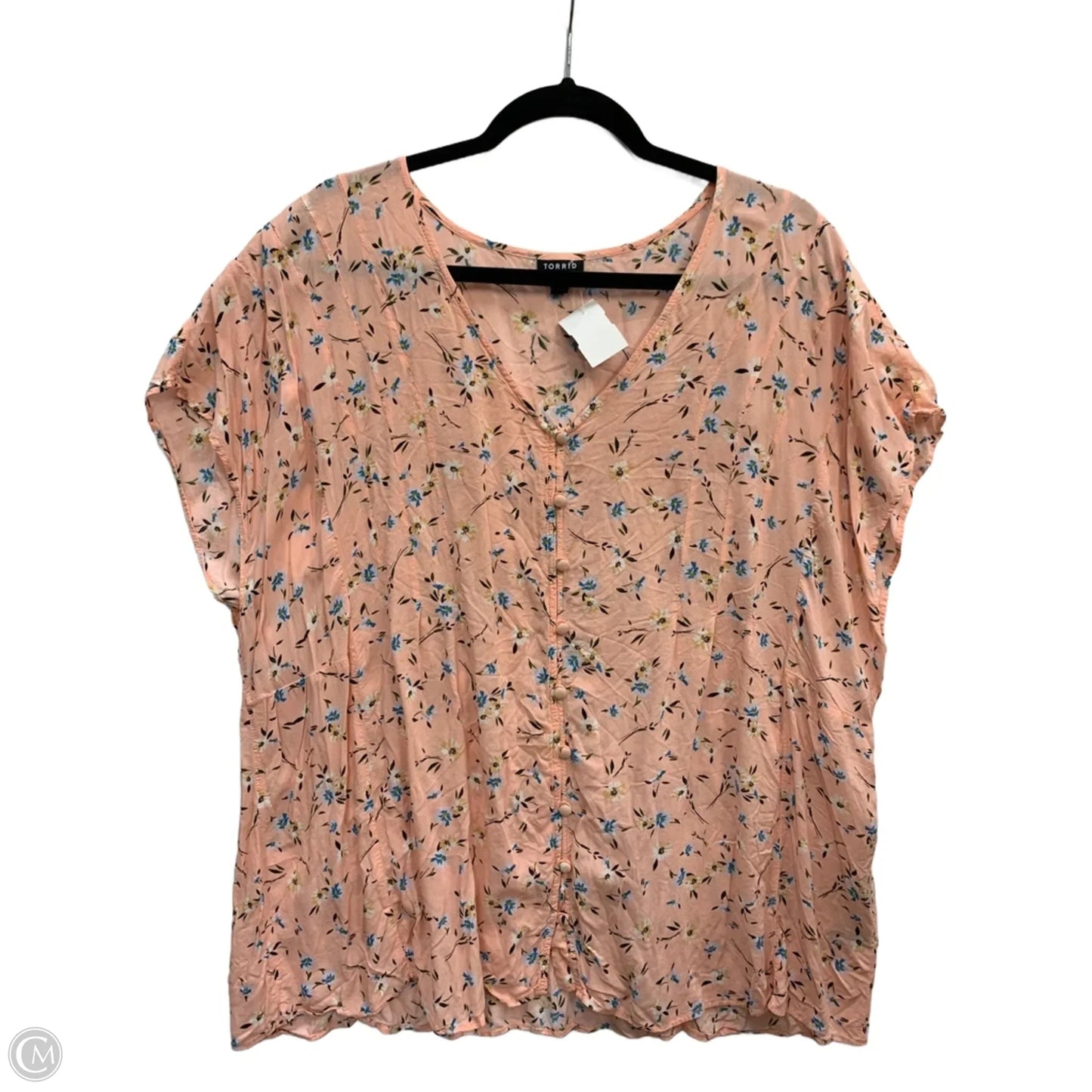 Top Short Sleeve By Torrid In Pink, Size: 4x