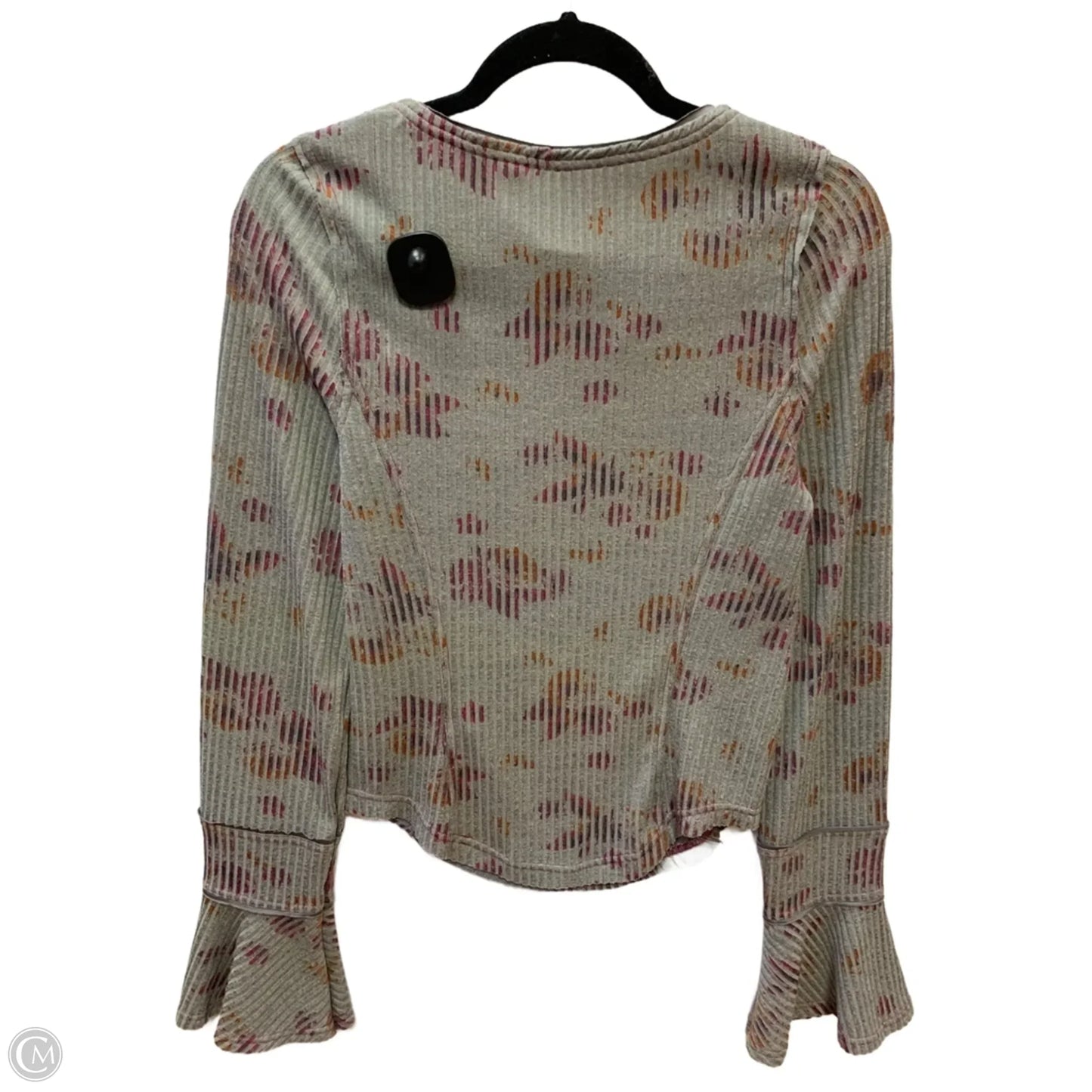 Top Long Sleeve By Free People In Grey, Size: M