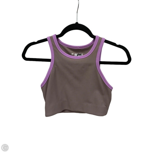 Athletic Tank Top By Wilo In Brown, Size: S
