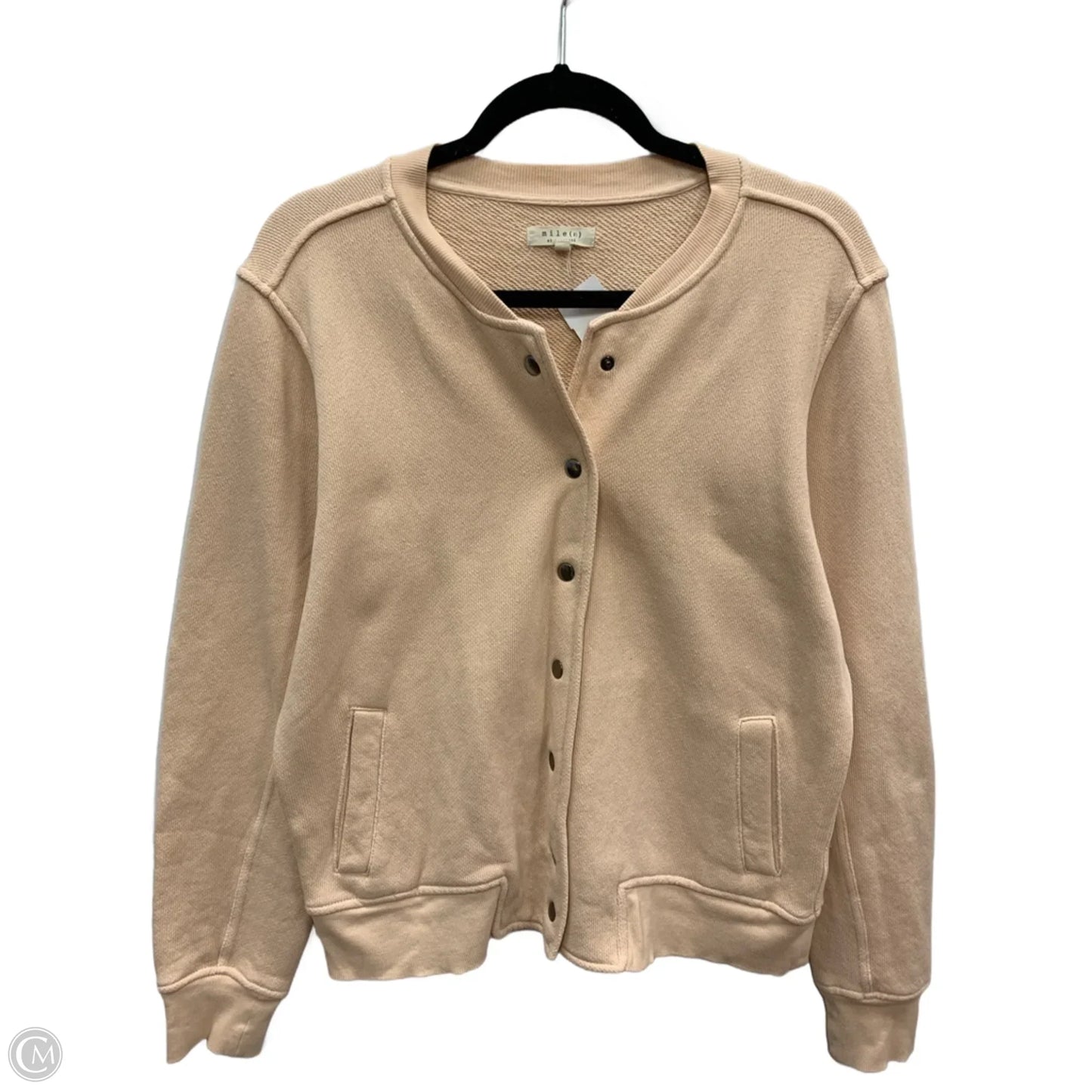 Sweater Cardigan By Clothes Mentor In Pink, Size: M