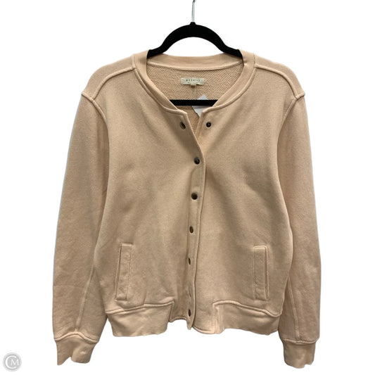 Sweater Cardigan By Clothes Mentor In Pink, Size: M