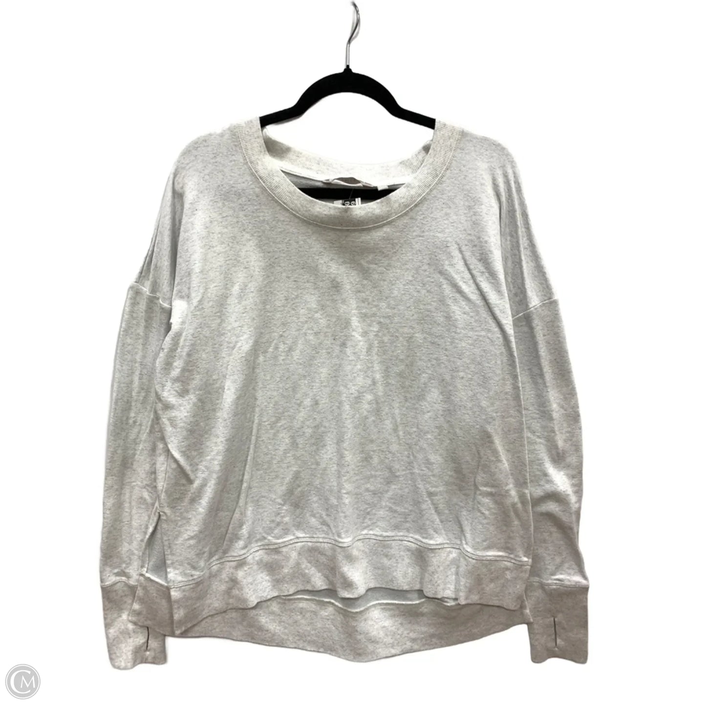 Sweatshirt Crewneck By Athleta In Grey, Size: Xl