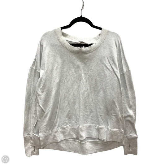 Sweatshirt Crewneck By Athleta In Grey, Size: Xl