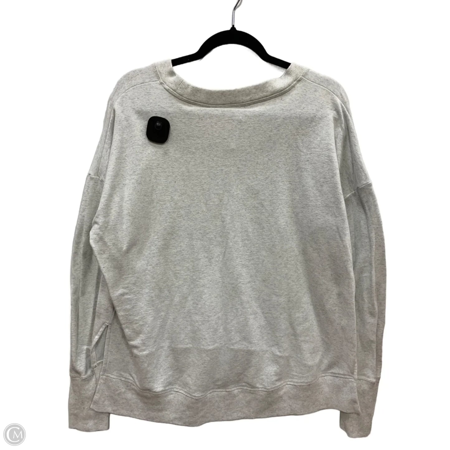 Sweatshirt Crewneck By Athleta In Grey, Size: Xl