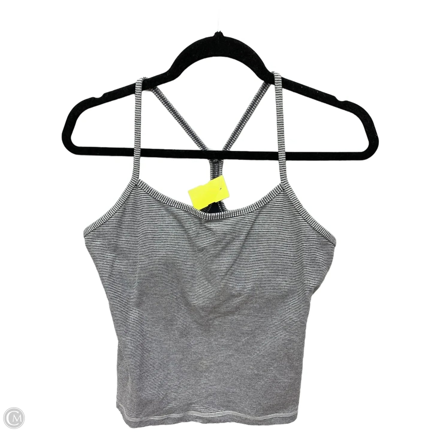 Athletic Tank Top By Lululemon In Striped Pattern, Size: 10