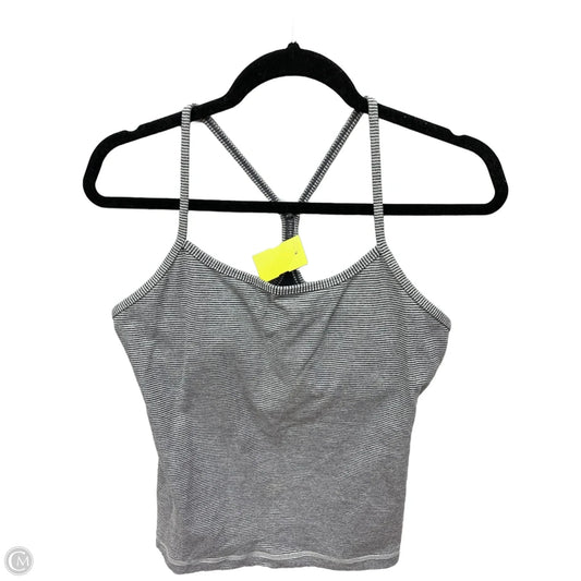 Athletic Tank Top By Lululemon In Striped Pattern, Size: 10