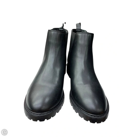 Boots Ankle Flats By Steve Madden In Black, Size: 8.5
