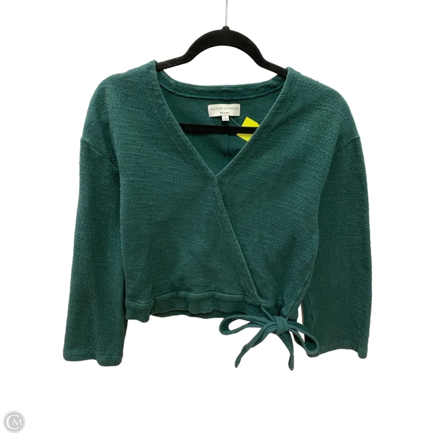 Top Long Sleeve By Madewell In Green, Size: S