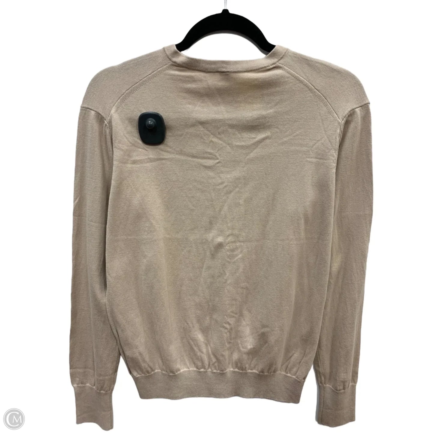 Sweater Cardigan By Uniqlo In Tan, Size: M