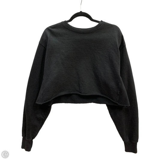 Sweatshirt Crewneck By Good American In Black, Size: 3x