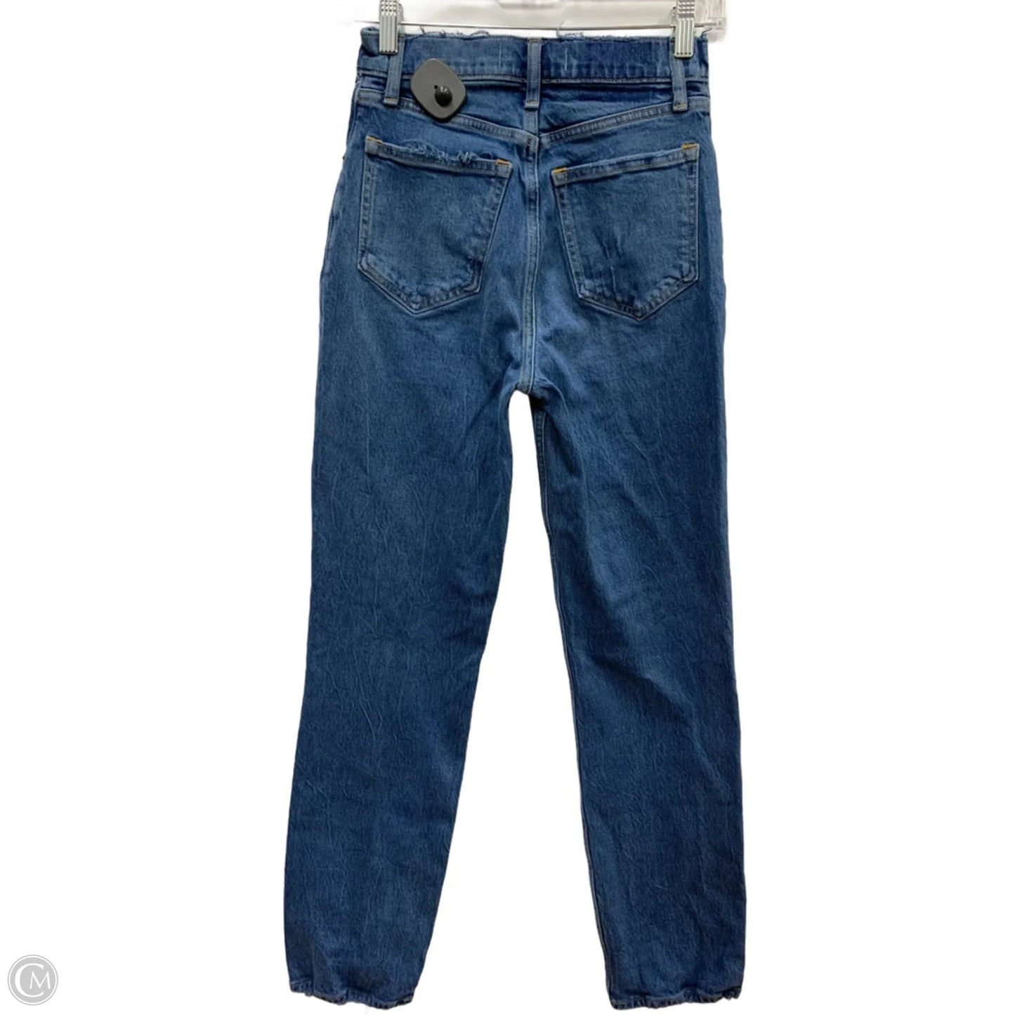 Jeans Straight By Abercrombie And Fitch In Blue Denim, Size: 0