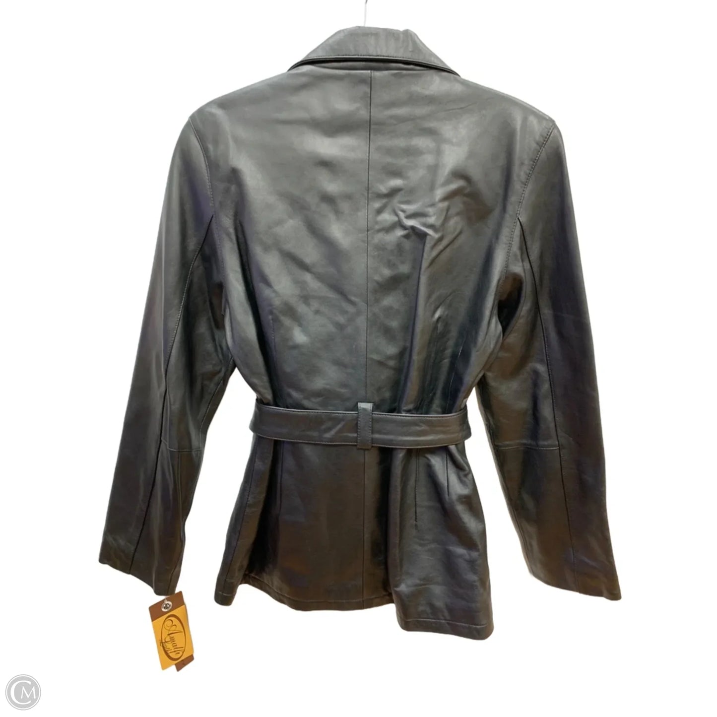 Jacket Leather By Amalfi In Black, Size: M