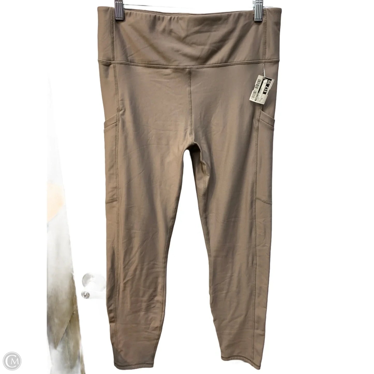 Athletic Leggings By Fabletics In Brown, Size: Xl