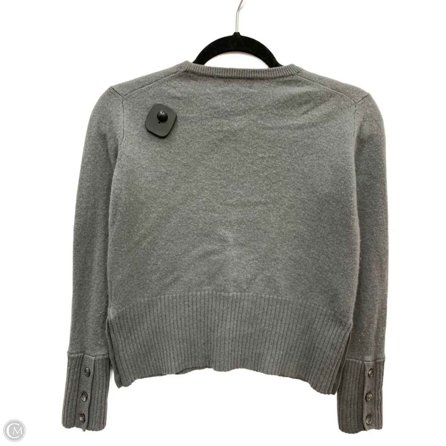 Sweater Cashmere By Clothes Mentor In Grey, Size: S