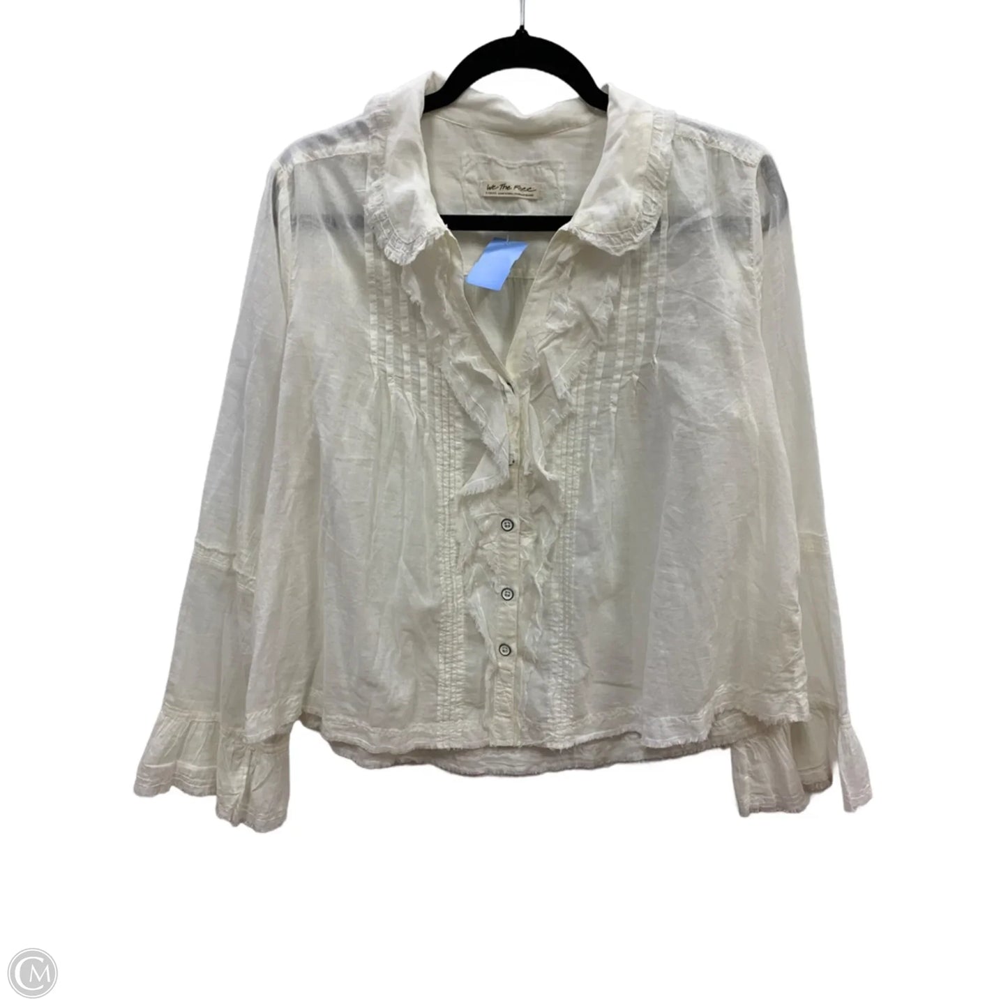 Top Long Sleeve By We The Free In White, Size: Xs