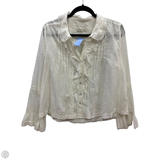 Top Long Sleeve By We The Free In White, Size: Xs