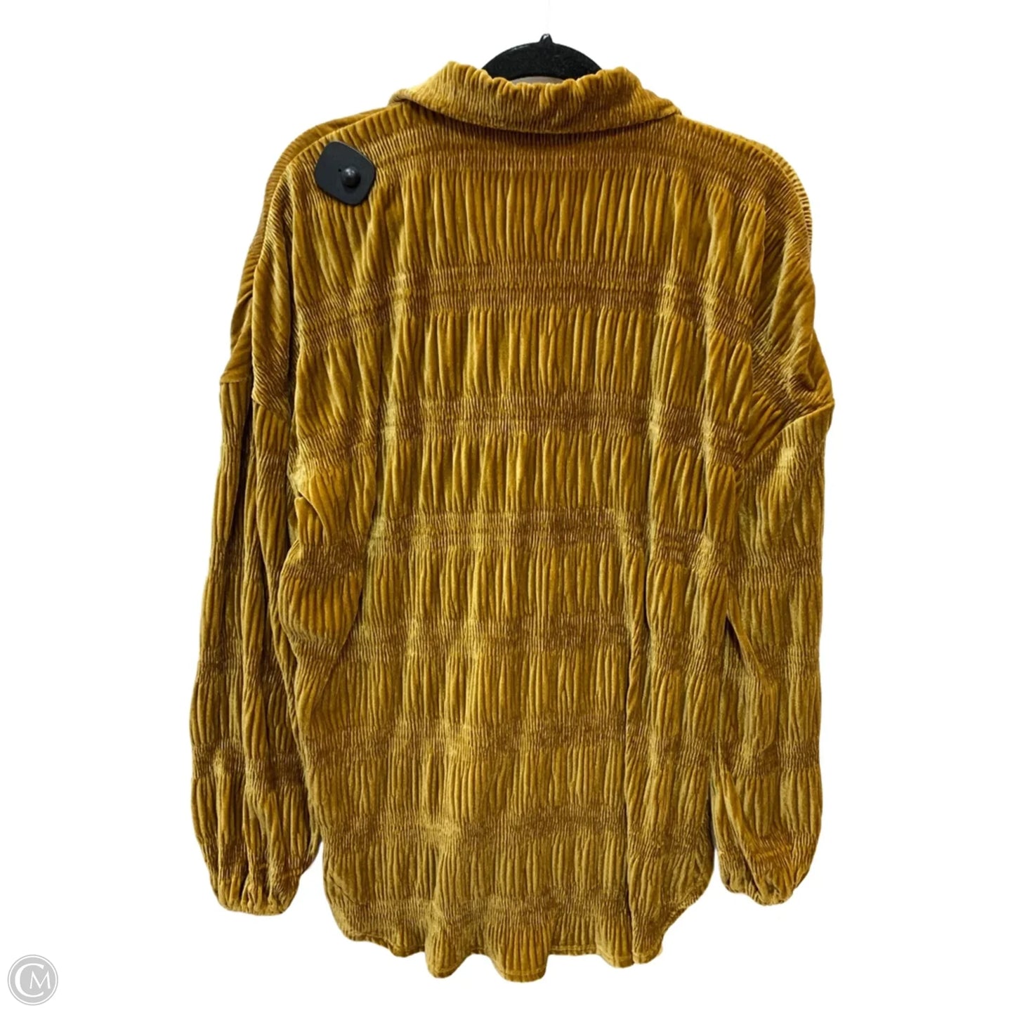Top Long Sleeve By Free People In Gold, Size: Xs