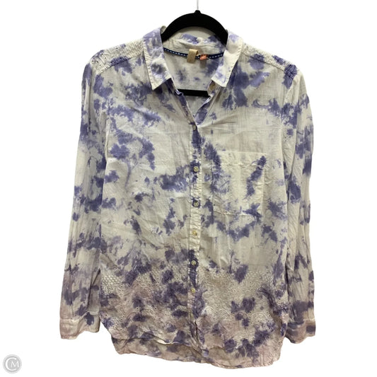 Top Long Sleeve By Pilcro In Purple, Size: S