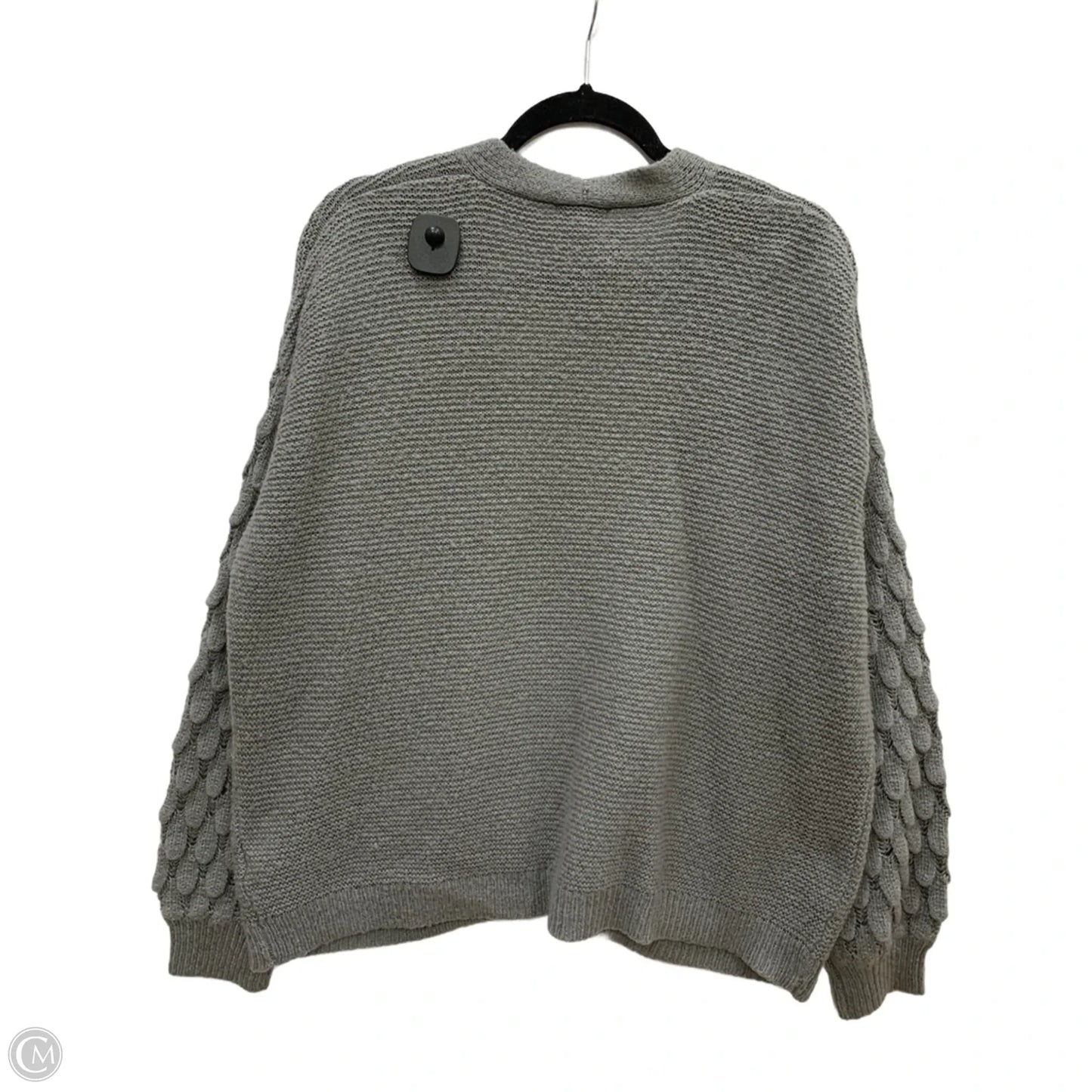 Sweater Cardigan By Jodi Michaels In Grey, Size: L