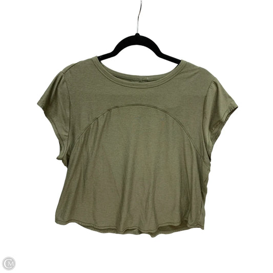 Athletic Top Short Sleeve By Old Navy In Grey, Size: Xl