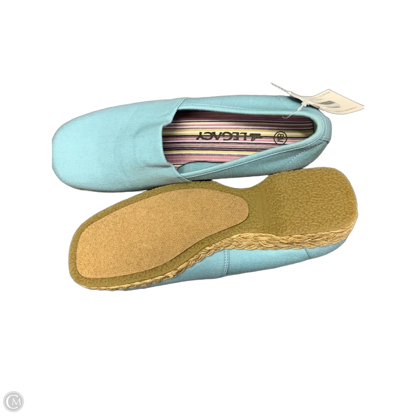 Shoes Flats By Clothes Mentor In Blue, Size: 8