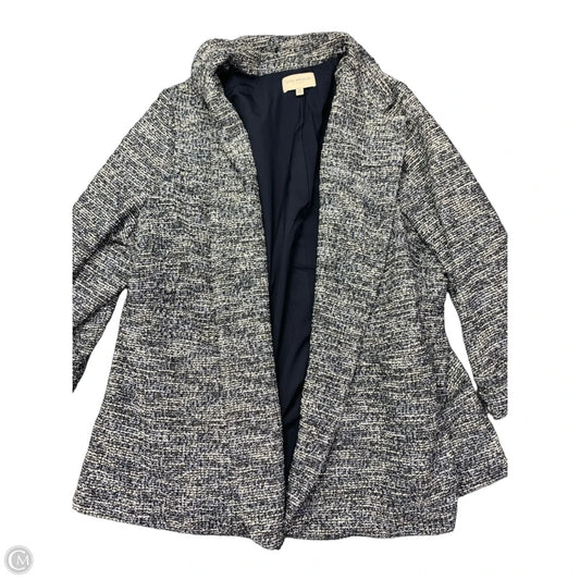 Blazer By Skies Are Blue In Black & White, Size: 2x