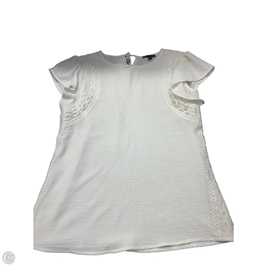 Top Sleeveless Basic By Ava & Grace In White, Size: S