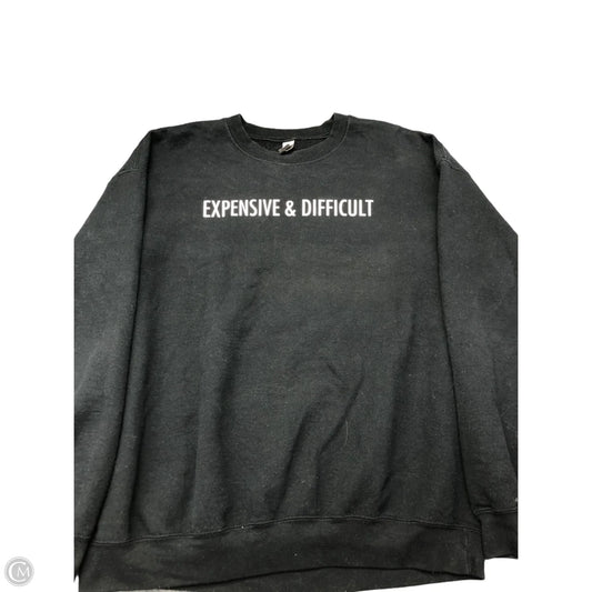 Sweatshirt Crewneck By Gildan In Black, Size: Xl