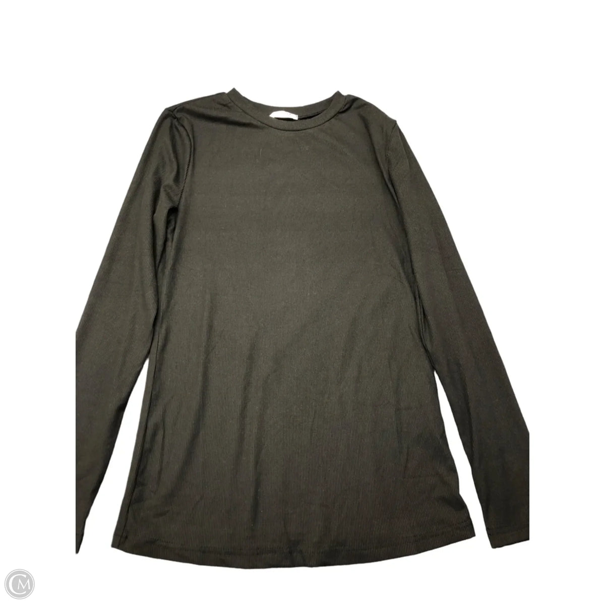 Top Long Sleeve Basic By Ekouaer In Black, Size: L