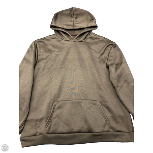 Sweatshirt Hoodie By Clothes Mentor In Brown, Size: Xxl