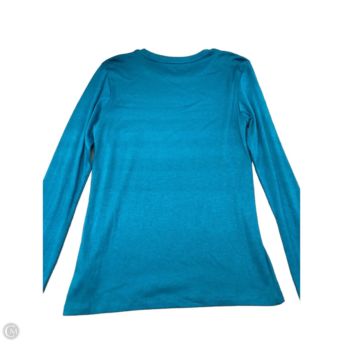 Top Long Sleeve Basic By Eddie Bauer In Blue, Size: M