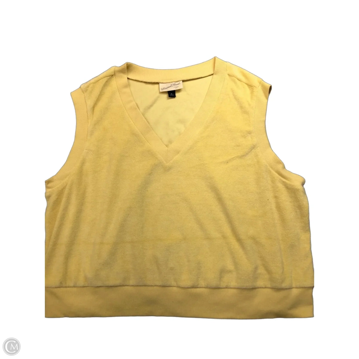 Vest Sweater By Universal Thread In Yellow, Size: Xl
