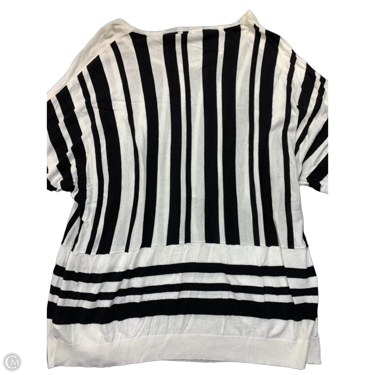 Top 3/4 Sleeve By Ana In Striped Pattern, Size: 2x