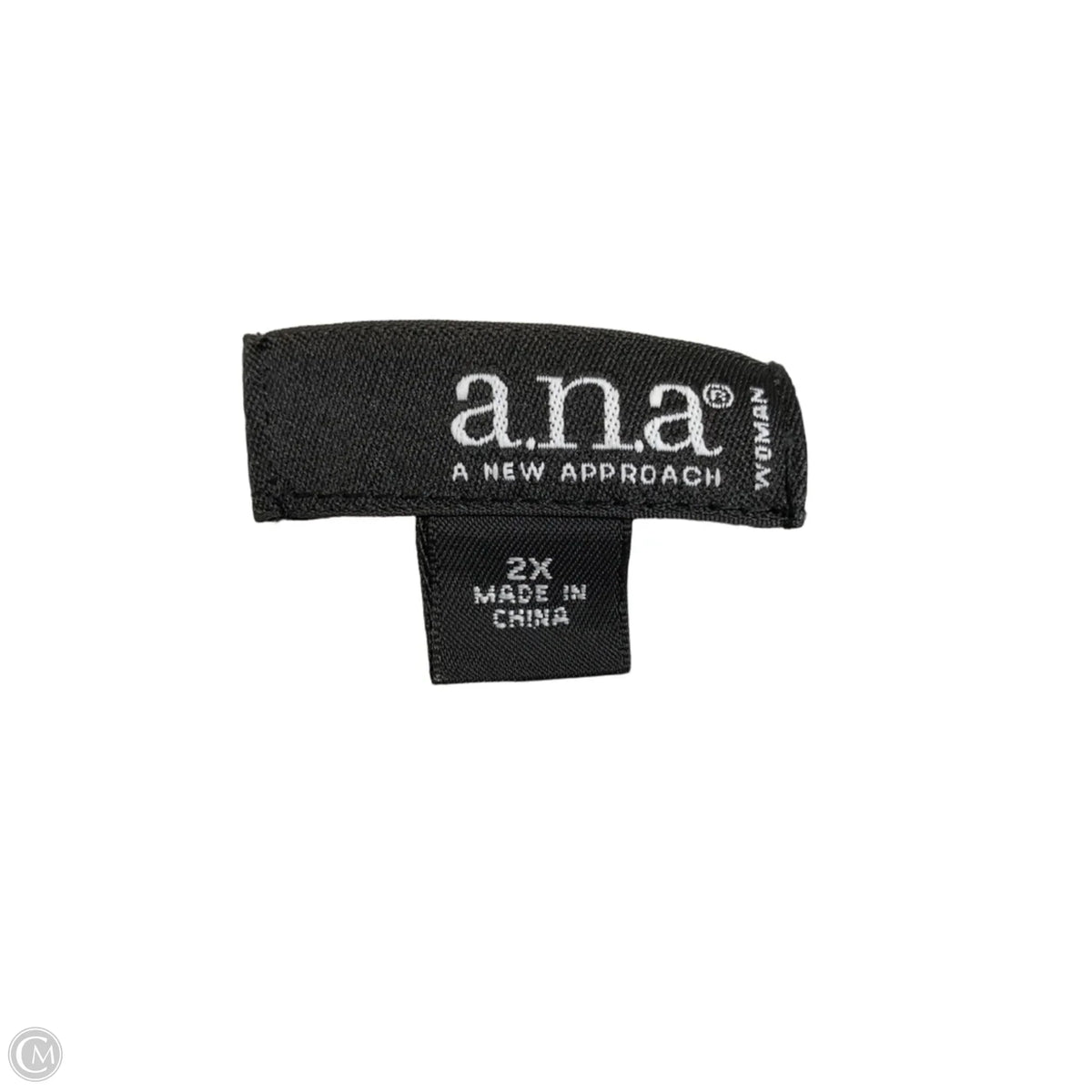 Top 3/4 Sleeve By Ana In Striped Pattern, Size: 2x