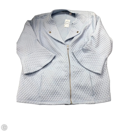 Jacket Puffer & Quilted By Isaac Mizrahi Live Qvc In Blue, Size: 2x