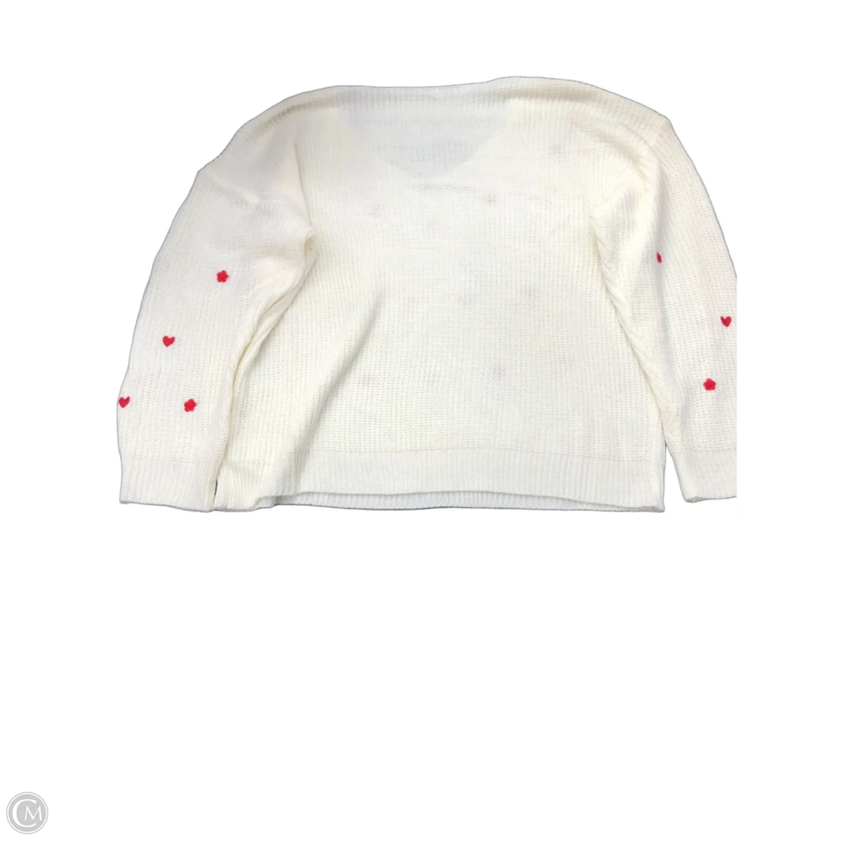 Sweater By Shein In White, Size: 2x