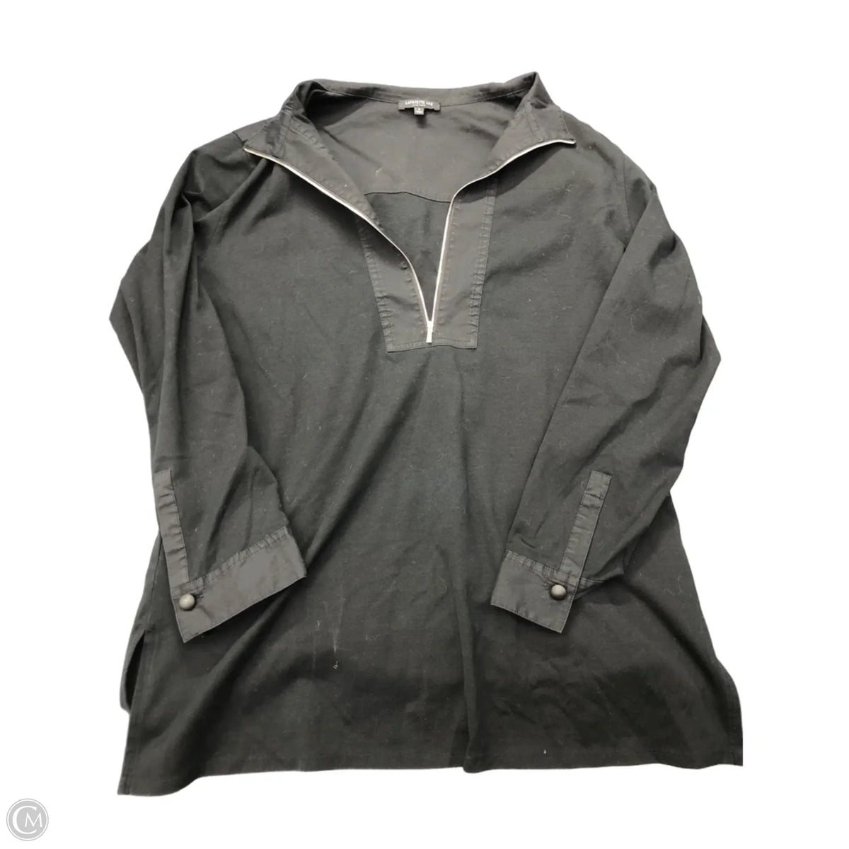 Sweatshirt Designer By Lafayette 148 In Black, Size: L