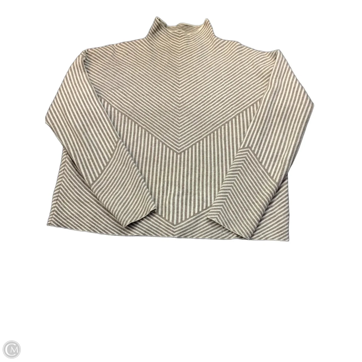 Sweater By Tahari In Striped Pattern, Size: Xl