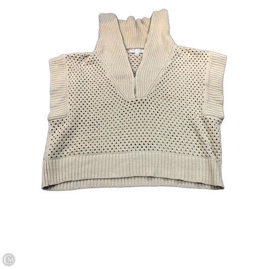 Sweater Short Sleeve By She + Sky In Beige, Size: L