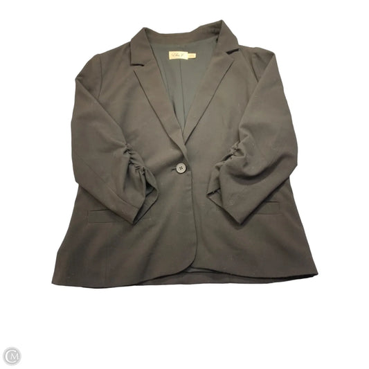 Blazer By Eliza J In Black, Size: L