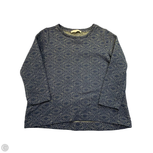 Top Long Sleeve By Loft In Blue, Size: M