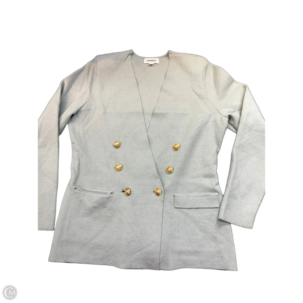 Cardigan By Express In Grey, Size: L