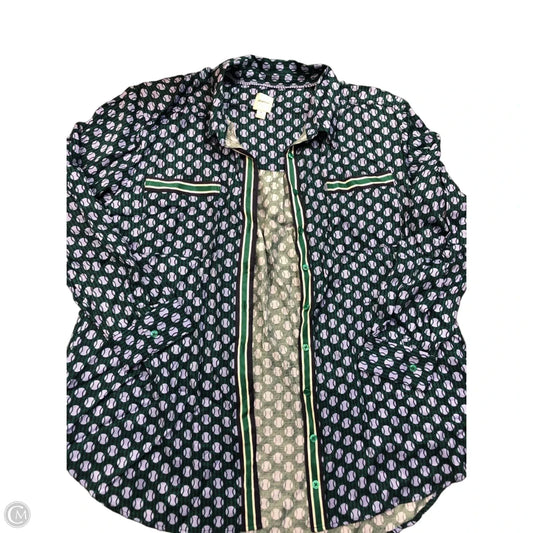 Top Short Sleeve By Maeve In Green, Size: Xl